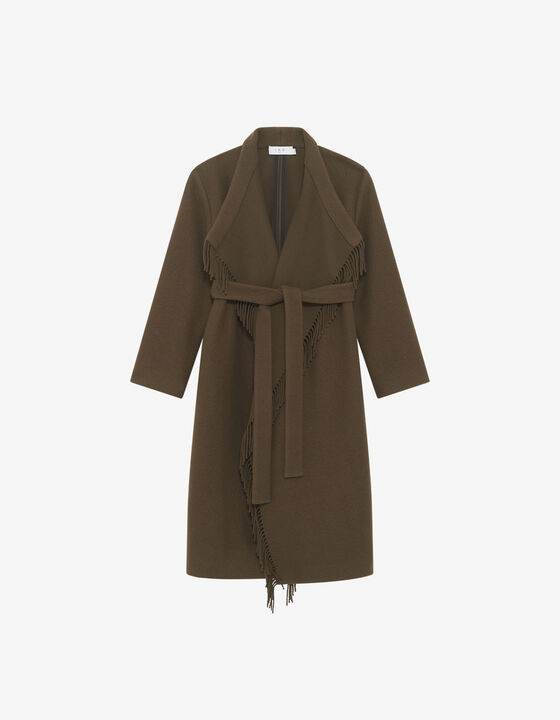 LONG FRINGED COAT