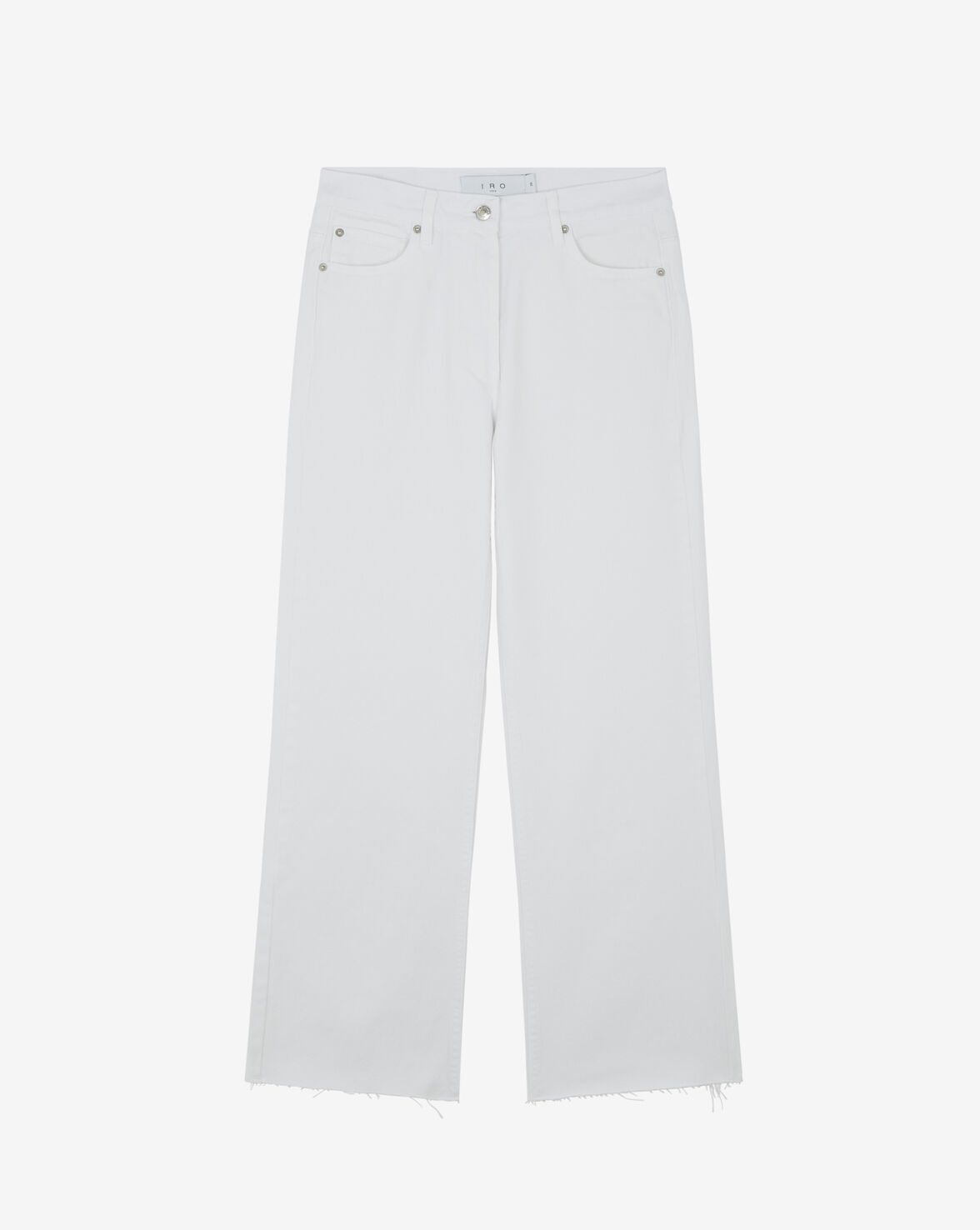 Iro Aiden Flared High-rise Jeans In White