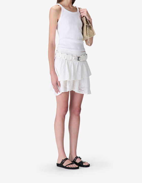EMBROIDERED SKORT