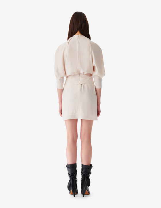 SHORT V-NECK CUT-OUT DRESS