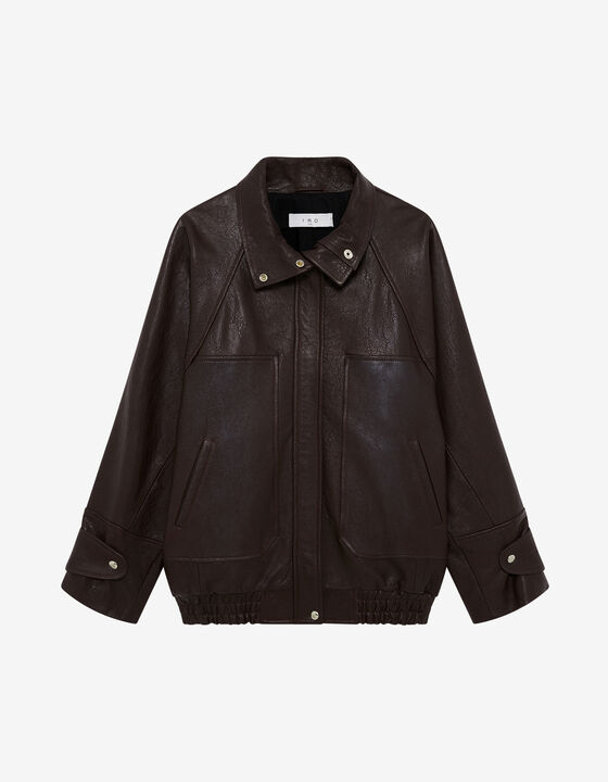 OVERSIZED LEATHER JACKET