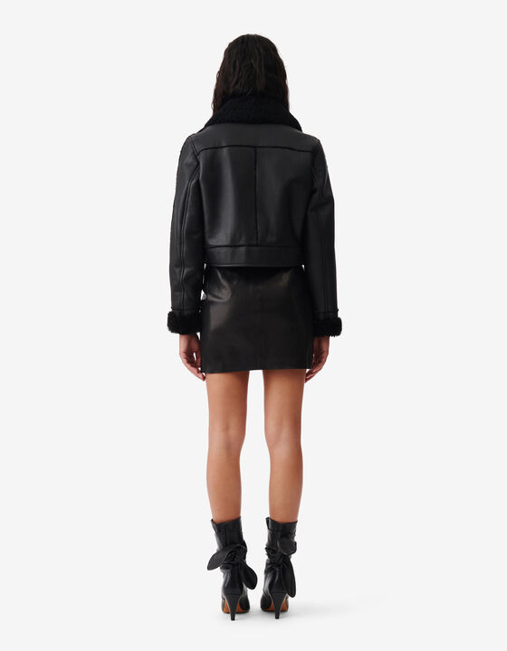 CROPPED LEATHER JACKET