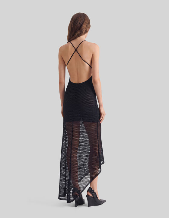 LONG CROCHET DRESS