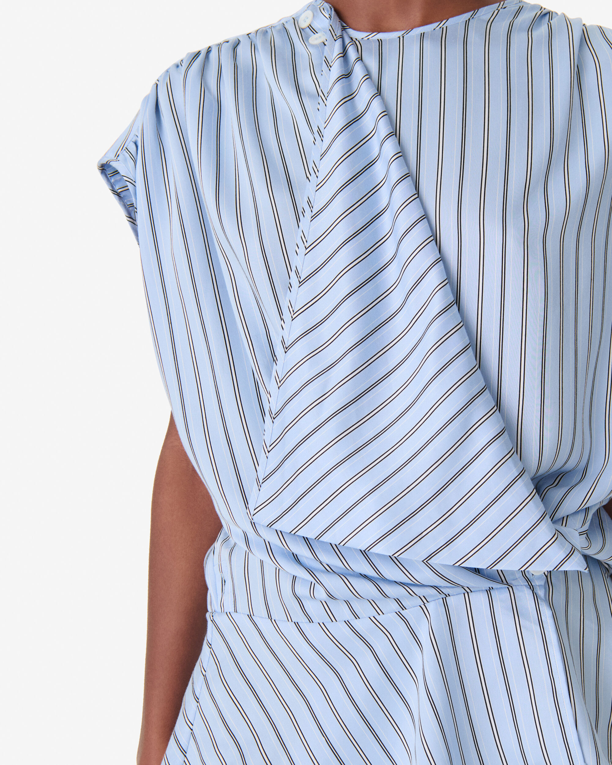 UTTOPIA women asymmetrical striped top | IRO
