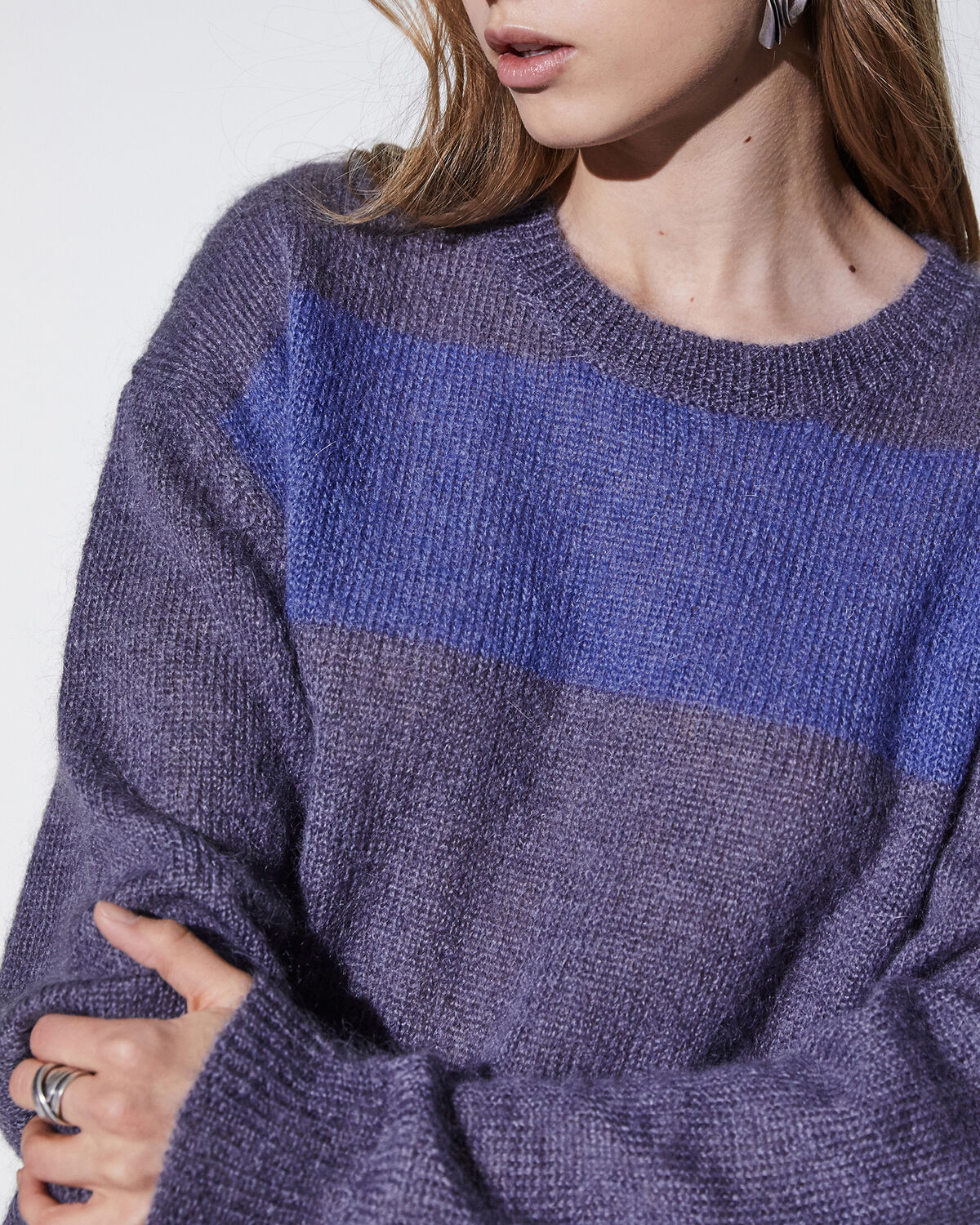 Elkins Sweater Stripe Blue by IRO Paris