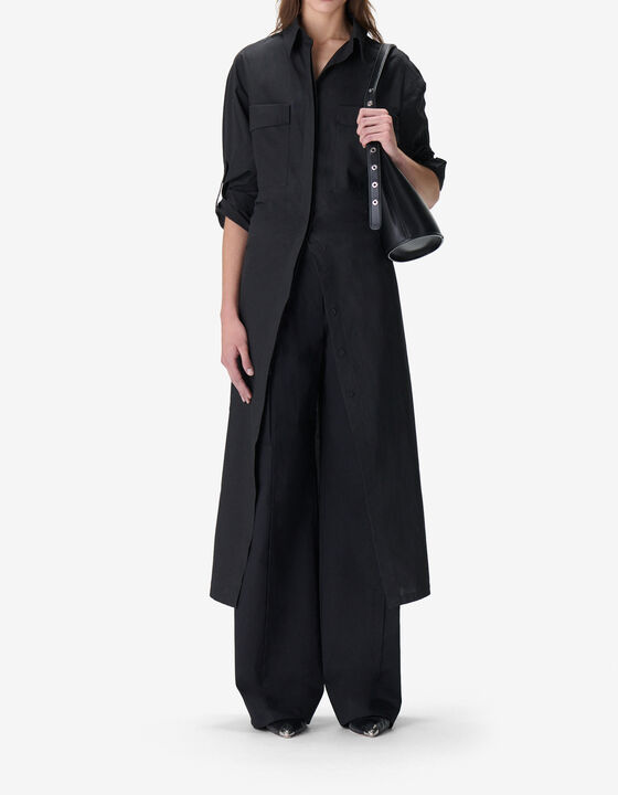 LONG POPLIN DRESS