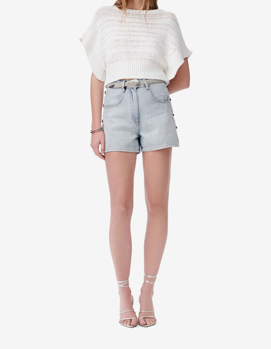 DENIM SHORTS