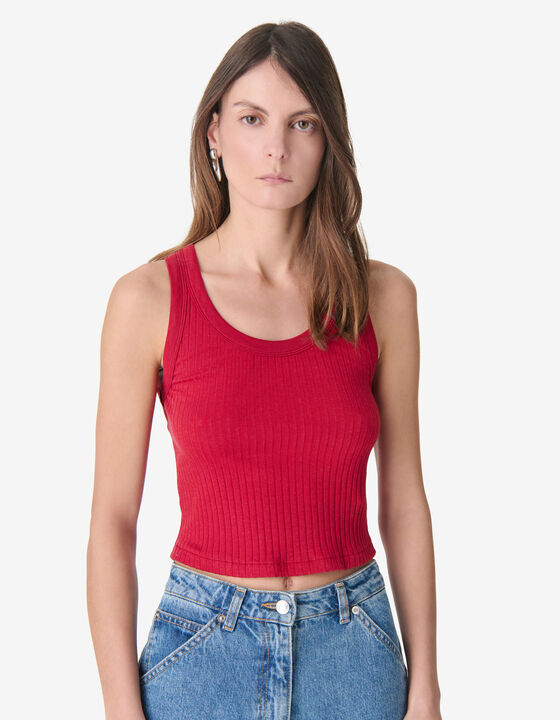 RIBBED TANK TOP