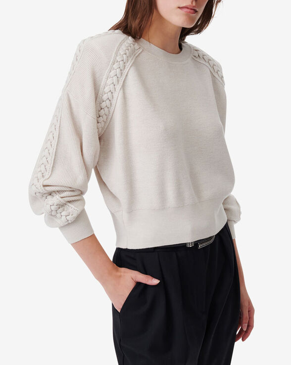 PULL À MAILLES TORSADÉES DAYL