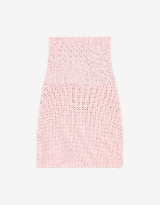 JUPE COURTE EN MAILLE