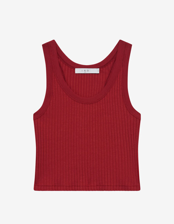 RIBBED TANK TOP