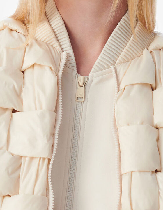 SHINY SLEEVELESS DOWN JACKET