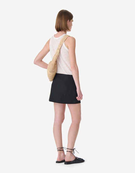 STRUCTURED MINI SKIRT