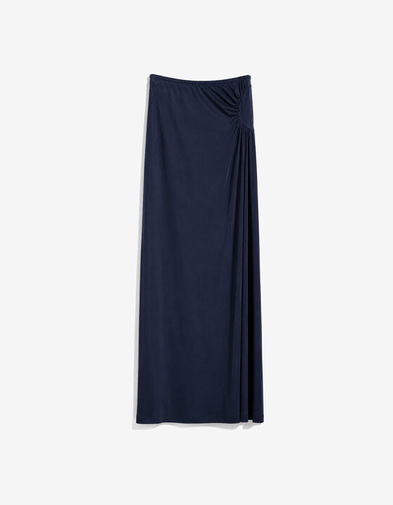 DRAPED MIDI SKIRT