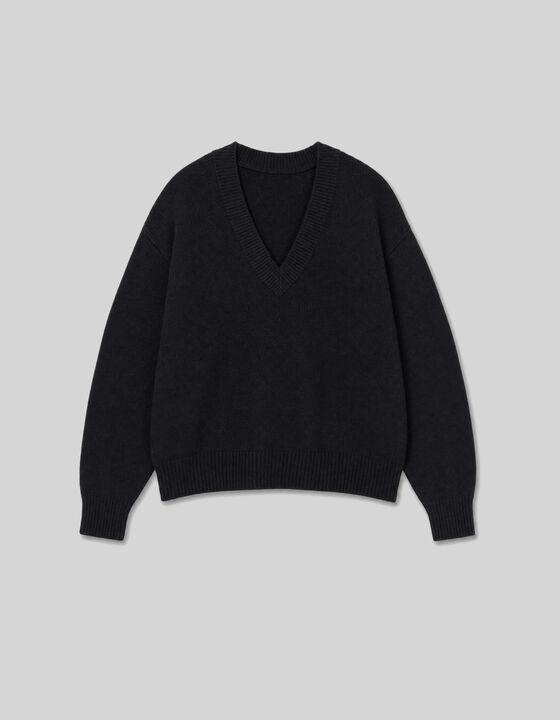 PULL COL V EN CACHEMIRE