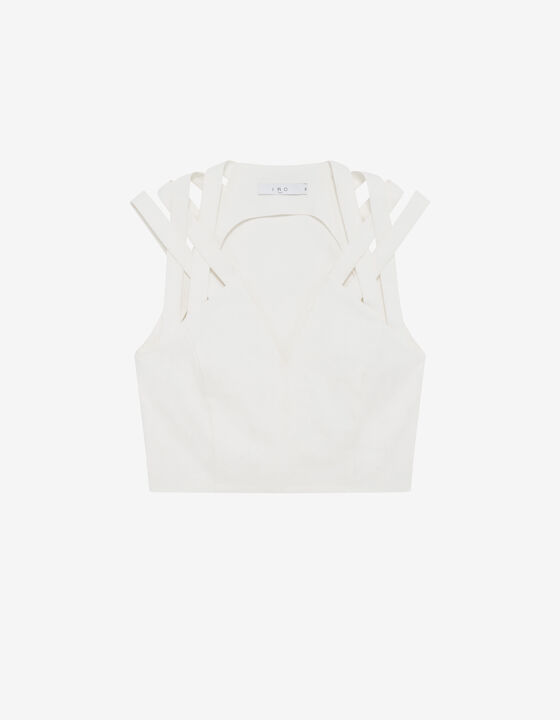 CROSS-STRAP TOP