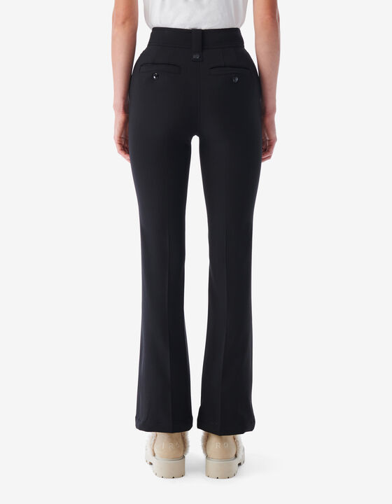 FLARED STRETCH PANTS