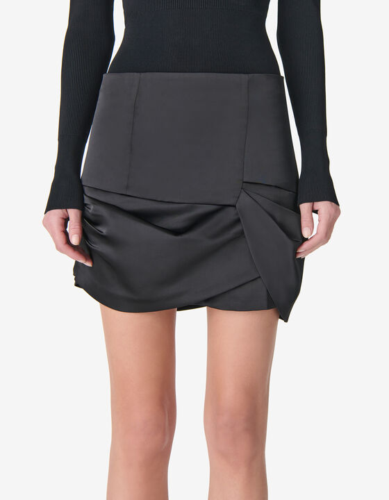 WRAPPED MINI SKIRT