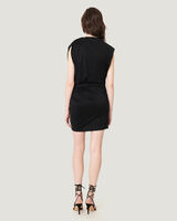 MANAIA DRAPED SLEEVELESS MINI DRESS image number null