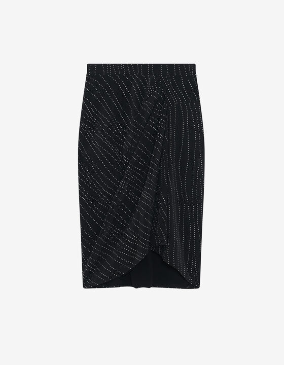 JUPE MIDI À STUDS
