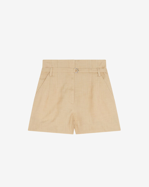 DIAN BELTED HIGH-RISE SHORTS