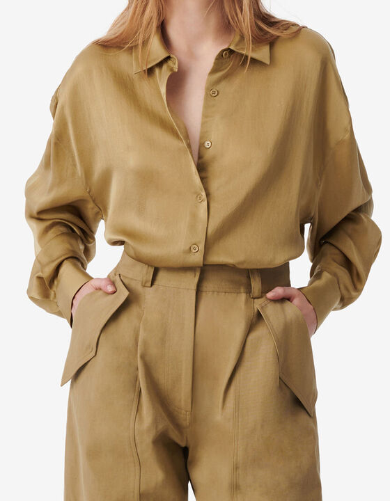 CHEMISE FLUIDE EN SOIE