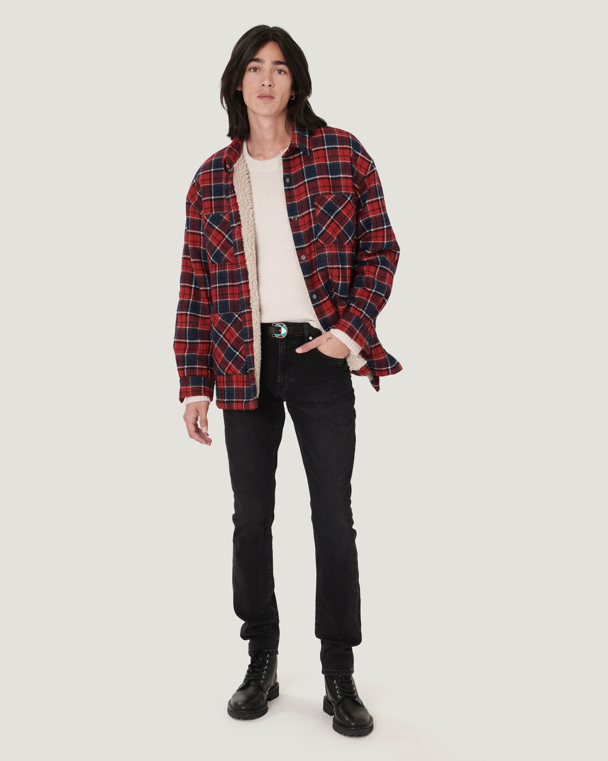 fur lined flannel