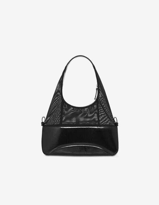 MINI DUAL-MATERIAL HOBO BAG