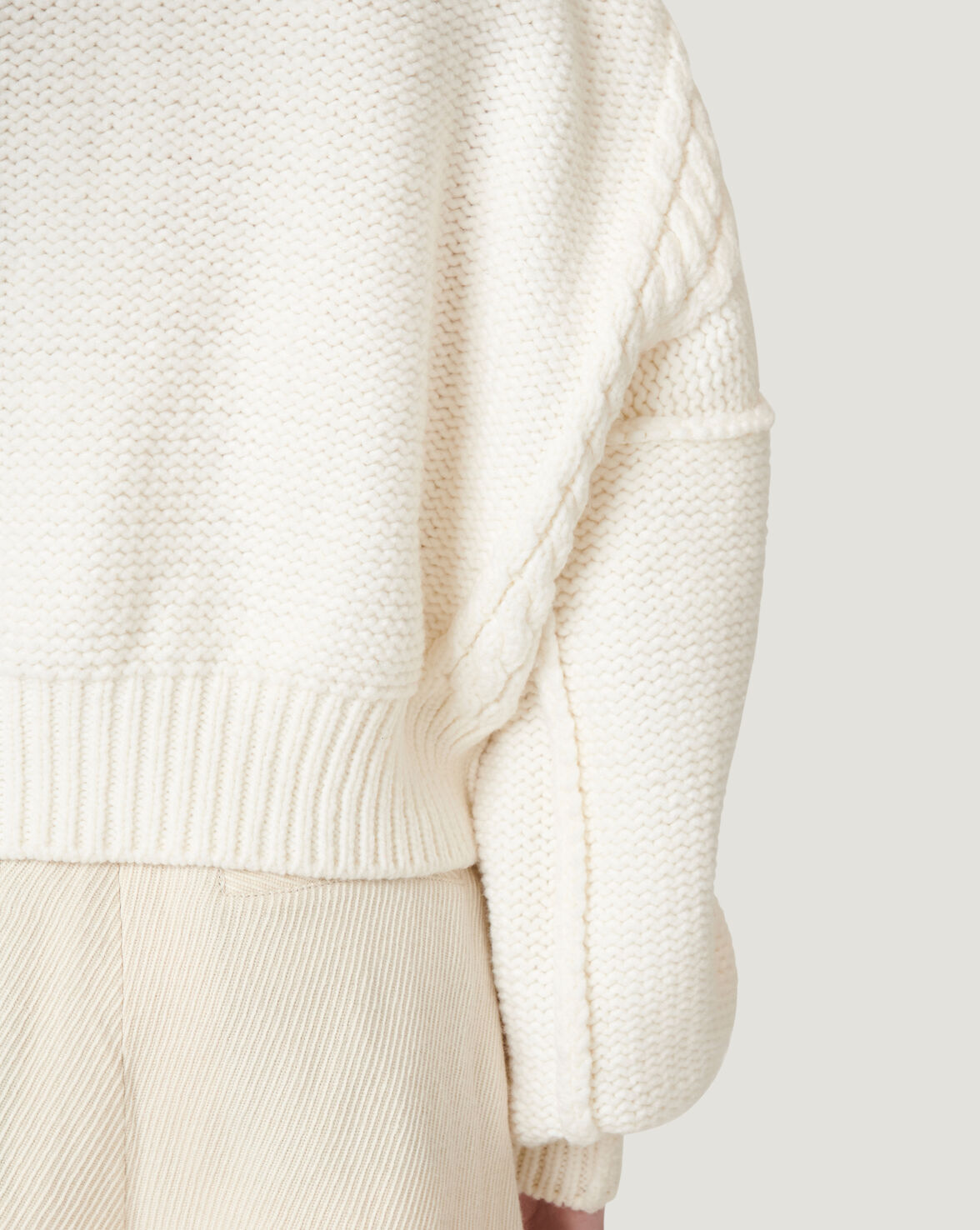 LYME OVERSIZED KNIT TURTLENECK SWEATER image number null