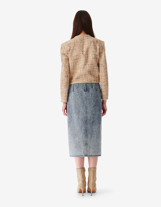 GOLD TWEED JACKET