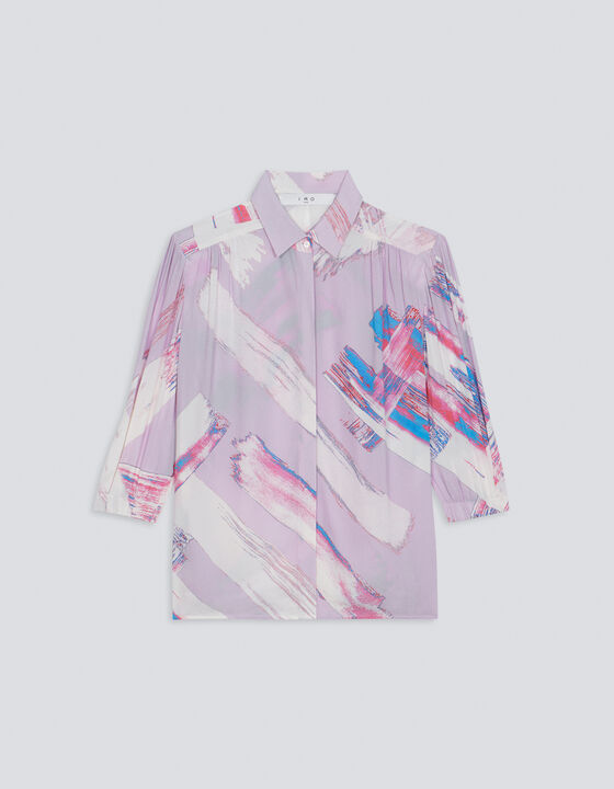 ANJELI SHOULDER PAD SHIRT