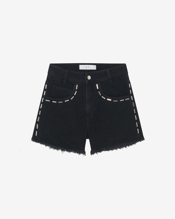 SHORT EN JEAN À BORD FRANC ALTOM