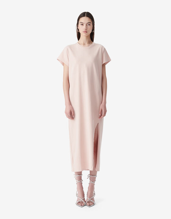 SLIT T-SHIRT DRESS
