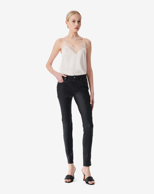 PANTALON EN CUIR ZASLIM