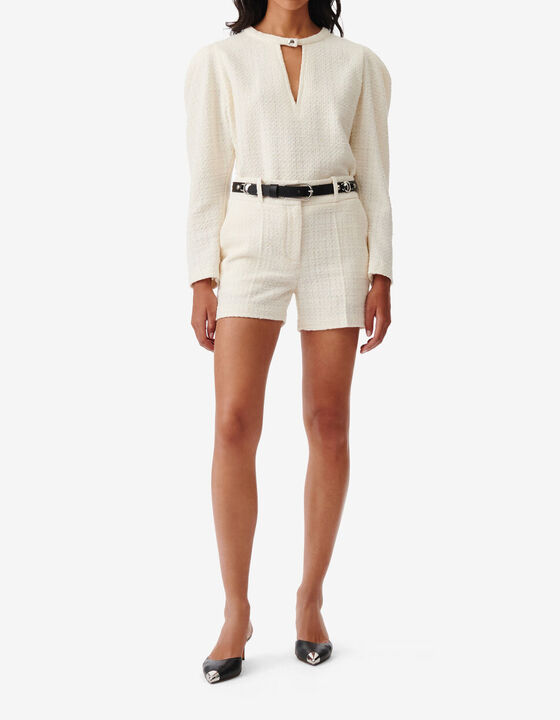SHORT EN TWEED LUREX