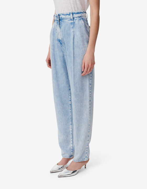 FADED CARROT CUT JEANS