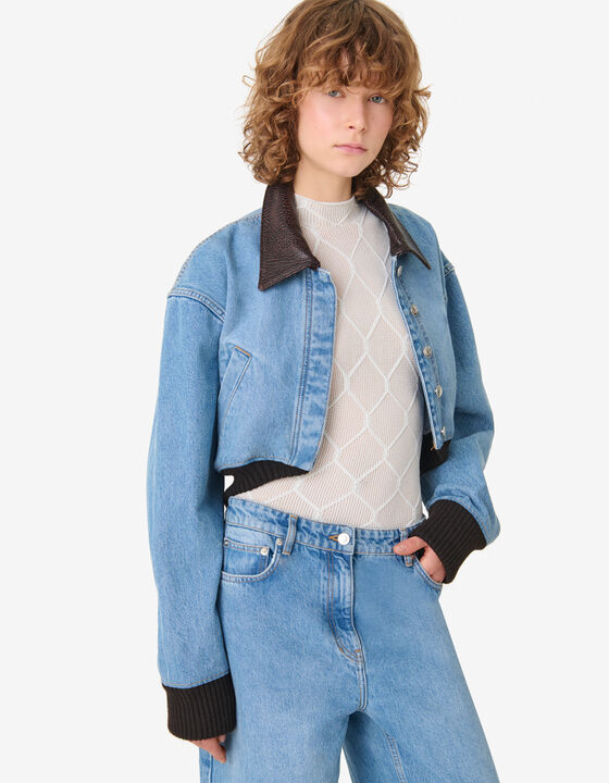 VESTE COURTE EN DENIM