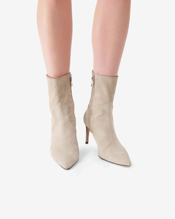 DAVY MATCH SUEDE LEATHER ANKLE BOOTS