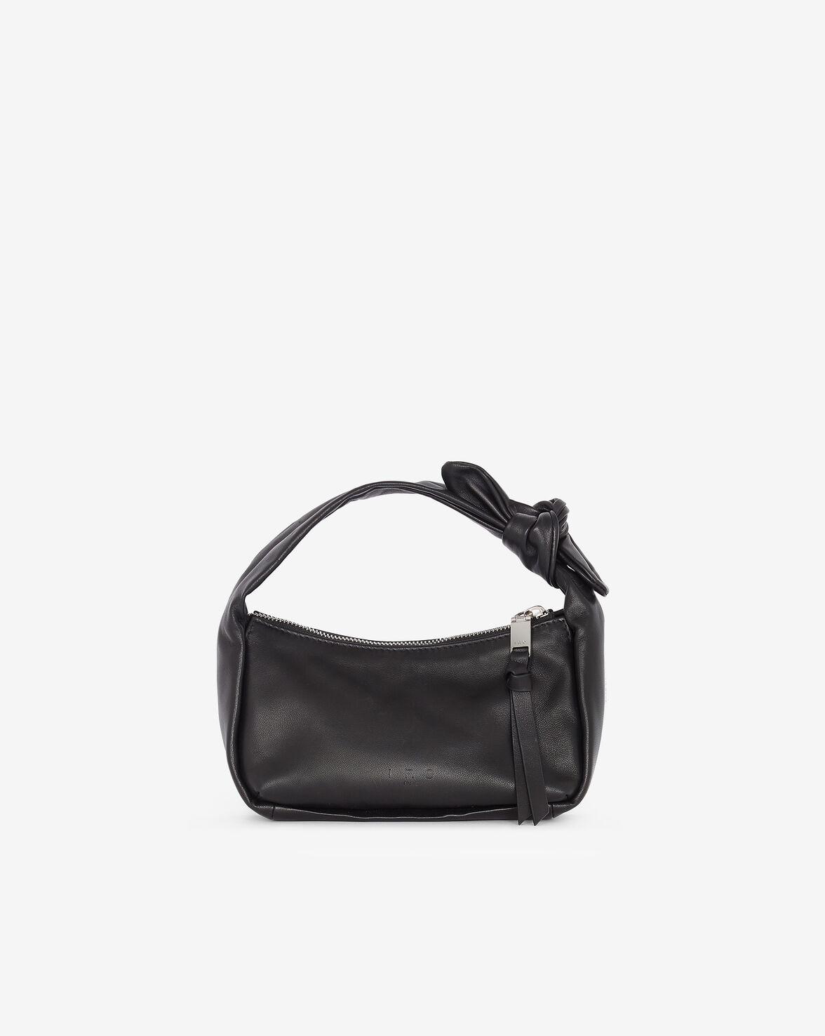 Iro Noue Baby Leather Bag With Bow In Black