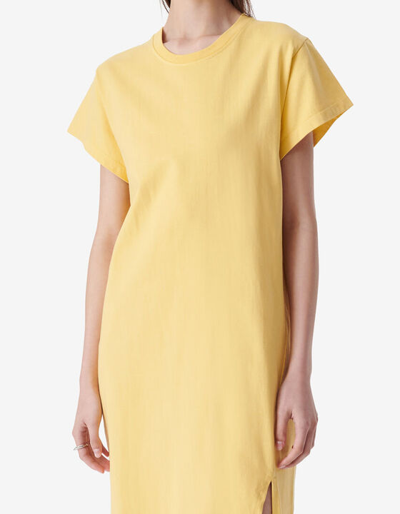 SLIT T-SHIRT DRESS