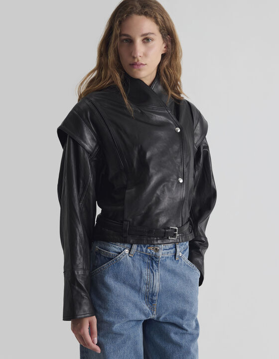 VESTE EN CUIR