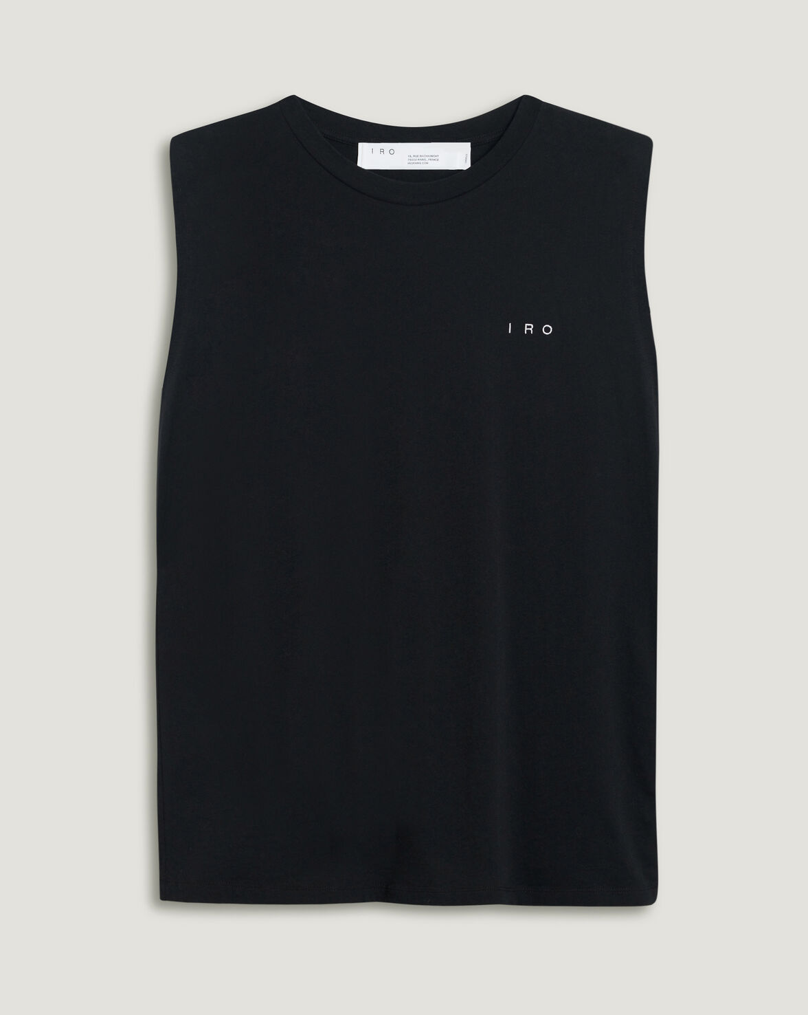 DYSHE PADDED LOGO CREW NECK TANK TOP image number null