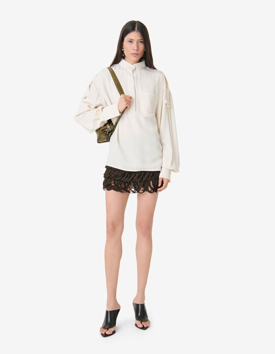 MAO COLLAR SHIRT