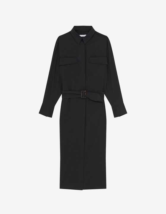 LONG POPLIN DRESS