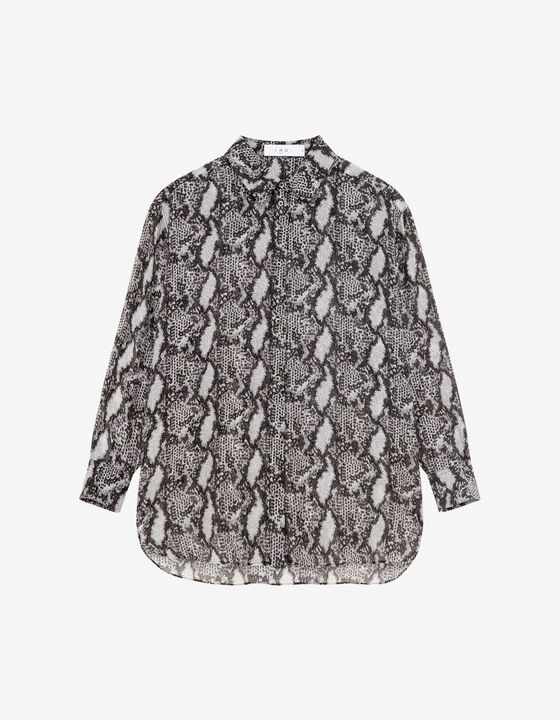 CHEMISE LONGUE À IMPRIMÉ