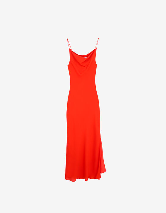 SILK MIDI DRESS