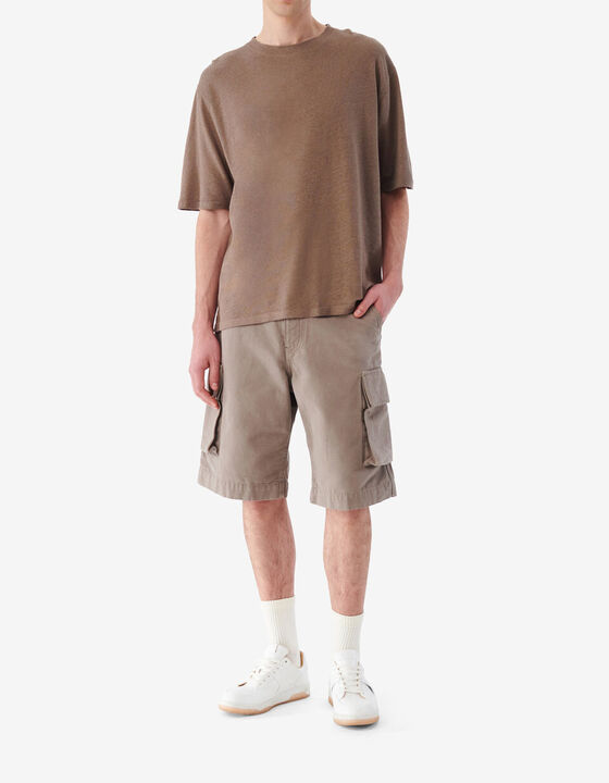 DENIM CARGO SHORTS