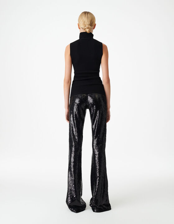 TANK TOP WITH HIGH COLLAR