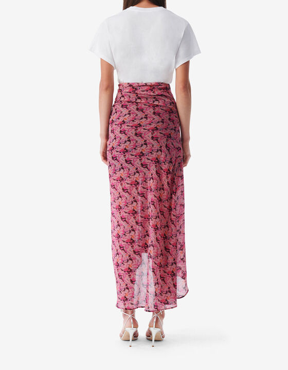 JUPE MIDI IMPRIM&Eacute;E