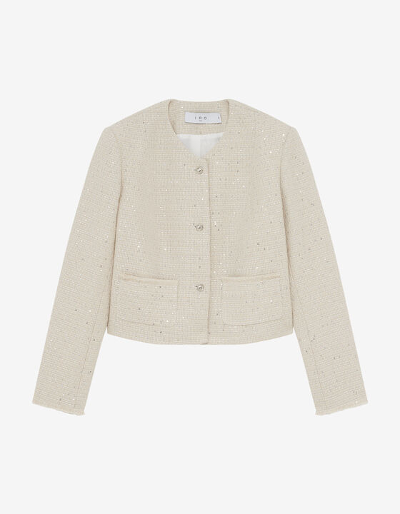 CROPPED TWEED JACKET